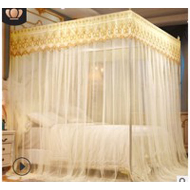 pitrice Palace mosquito net with three doors, high encryption, floor princess style