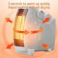 thumbnail image 6 of RFUGUG Home Heater, Desktop Warm Air Fan, Office Electric Space Heater, Compact Personal Heating for Cozy Warmth at Home or Work, 6 of 6