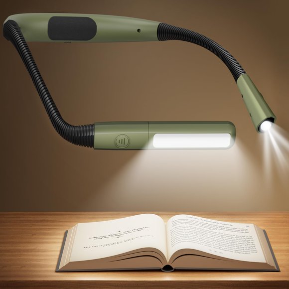 Luz de lectura para cuello recargable Glocusent, 100 h de autonomía