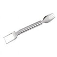 thumbnail image 1 of 2 Pcs Stainless Steel Watermelon Fork & Cutter Tool - 2-in-1 Splitter with Auto Blade, Rust-Proof 304 Steel, for Home & Camping, Easy Cube Cutting & Serving, 1 of 5