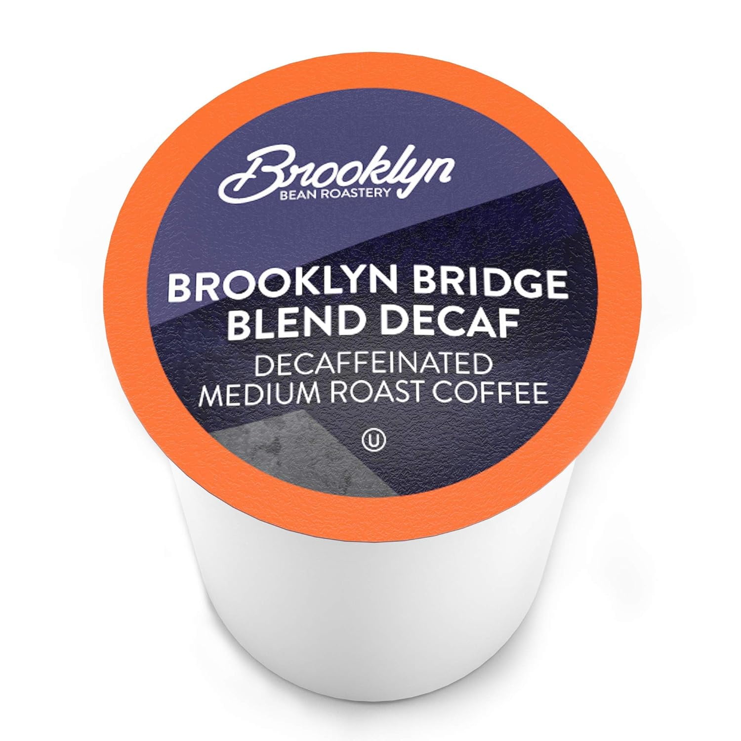 Brooklyn Bean Roastery Brooklyn Bridge Decaf Coffee Pods for Single-Serve Coffee Brewers, 40-Pack