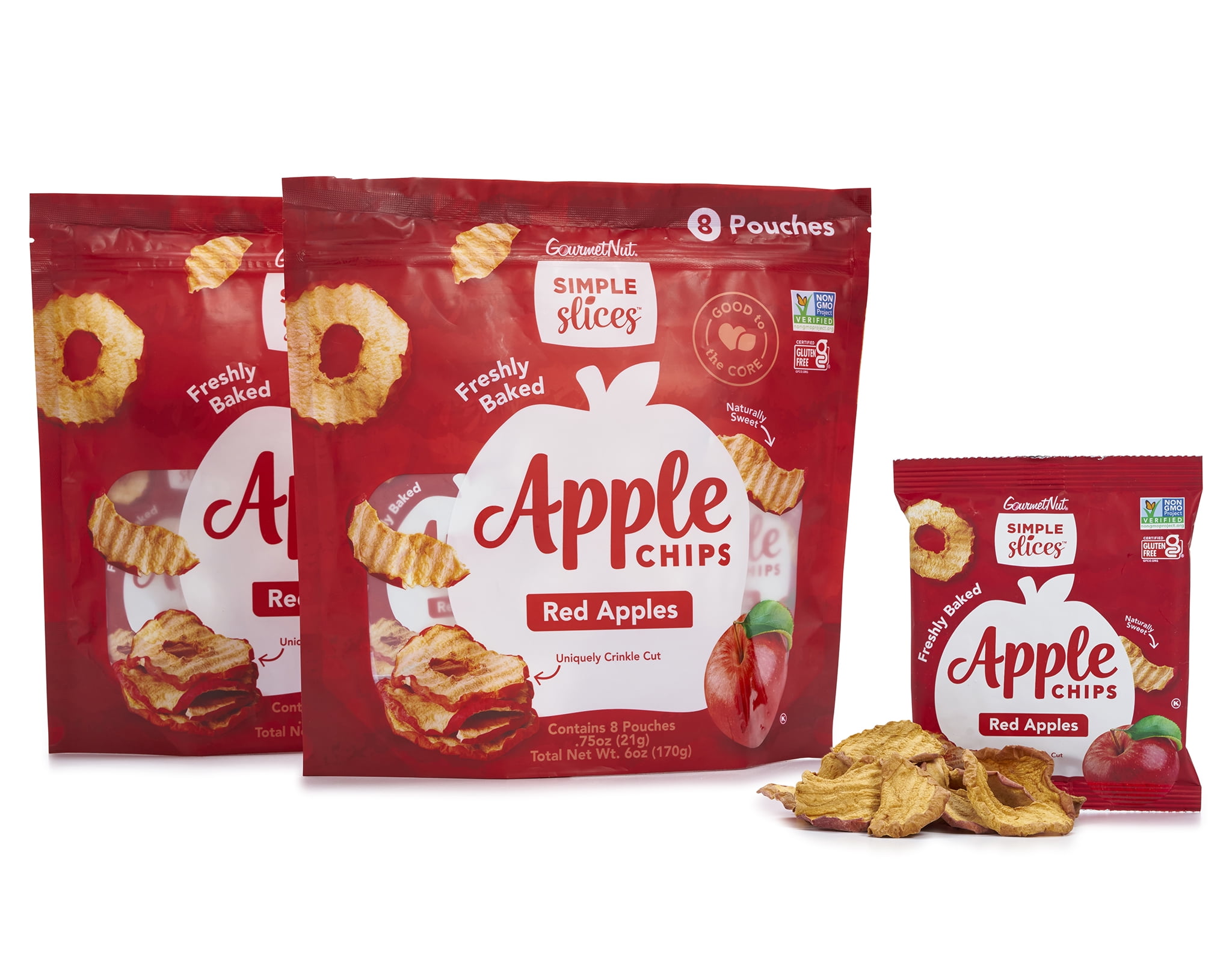 Simple Slices Red Apple Chips 16 Ct x 0.75 Oz