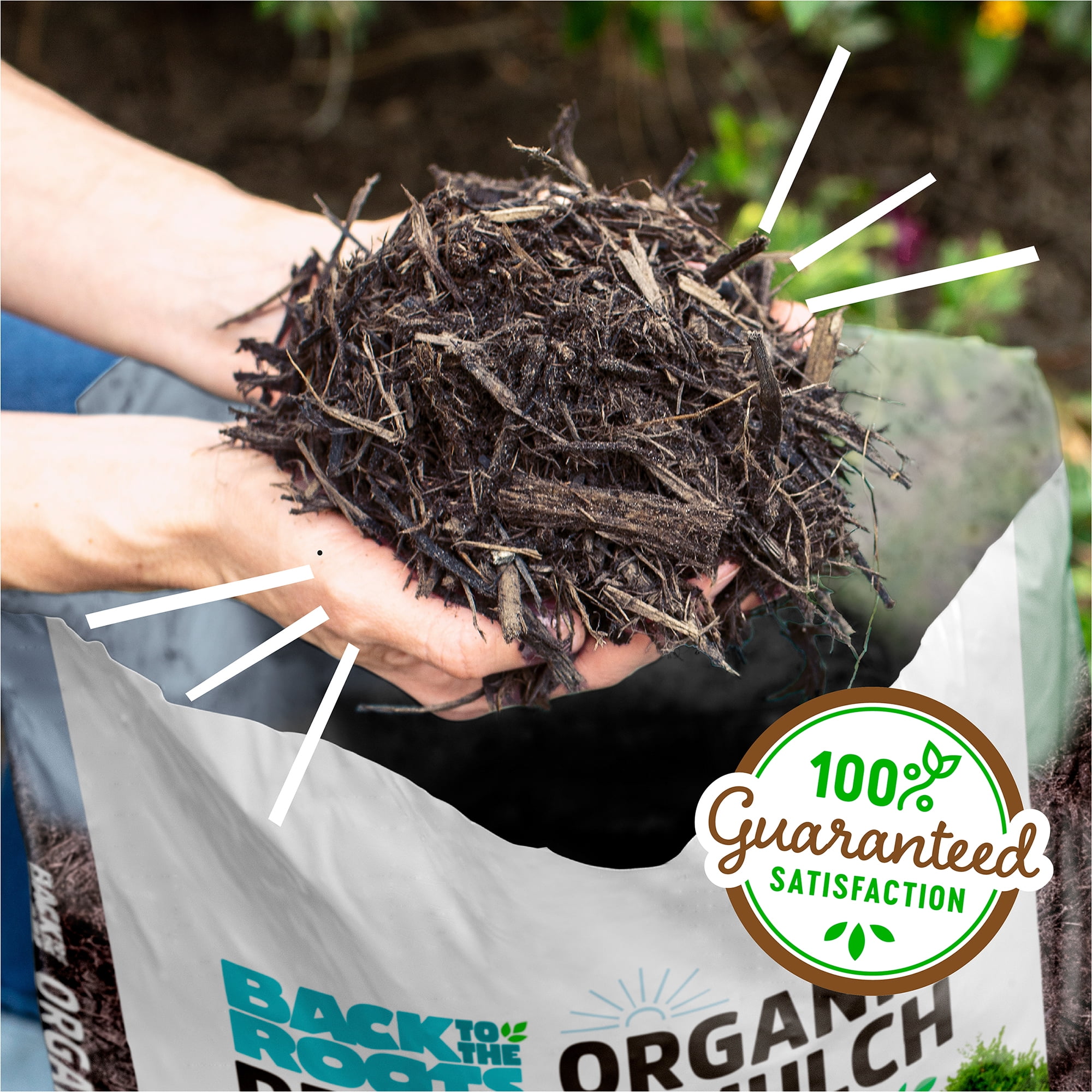 Organic Bark Bagged Mulch, 1 Cubic Foot - Walmart.com