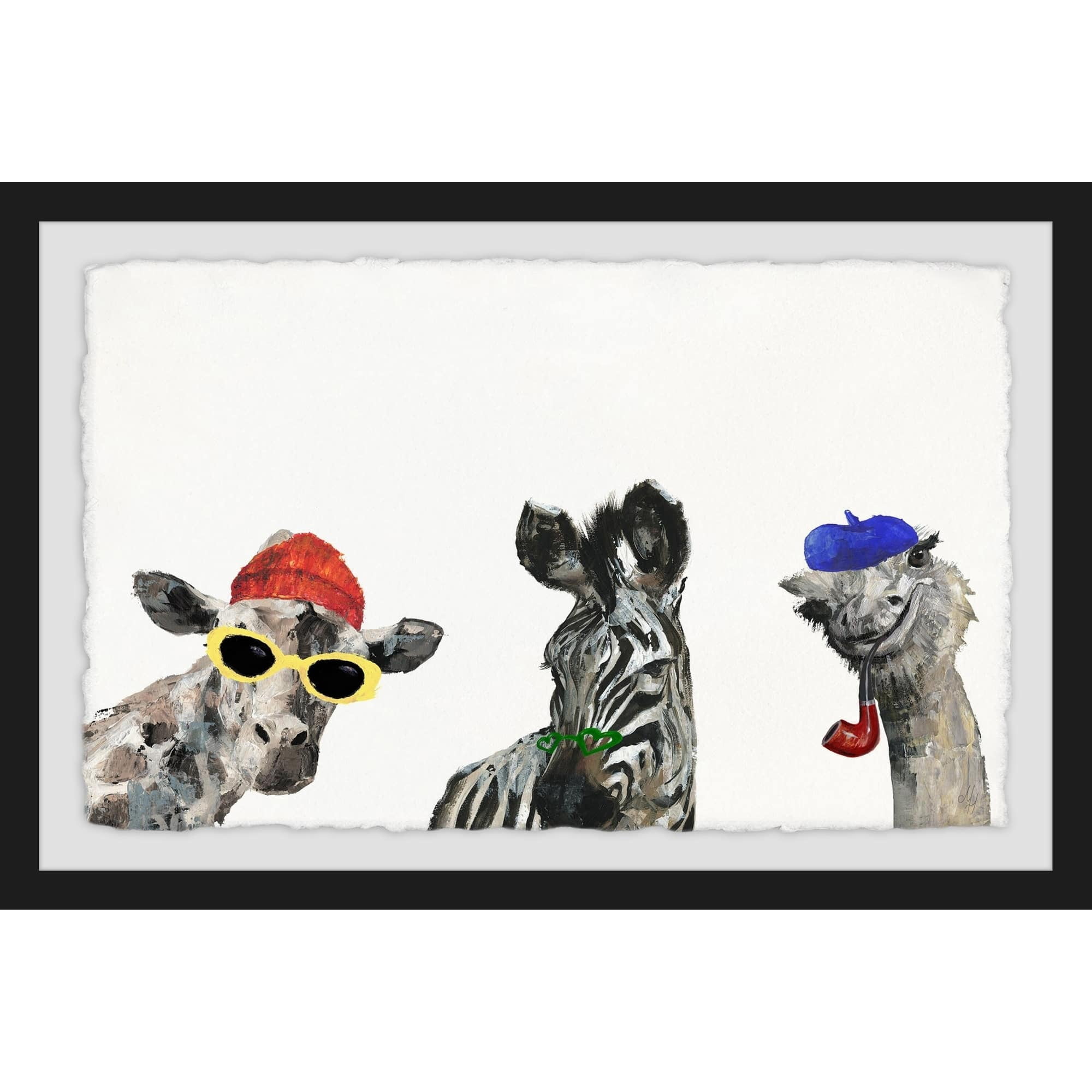 Happening Bunch Framed Painting Print