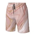 thumbnail image 5 of Naloa Rose Gold Glitter Splatter Men's Beach Shorts, Surfing shorts, Swim trunks, Quick Dry Swim Trunks for Surfing Beach Fun - 3X-Large, 5 of 9