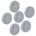 thumbnail image 4 of Stainless Steel D Ring Patch Bungee Cord Set, D Ring Pad Bungee Cord Set High Breaking Strength Easy To Store  for Inflatable Boat Kayak Accessories Yellow,Blue,Gray, 4 of 7