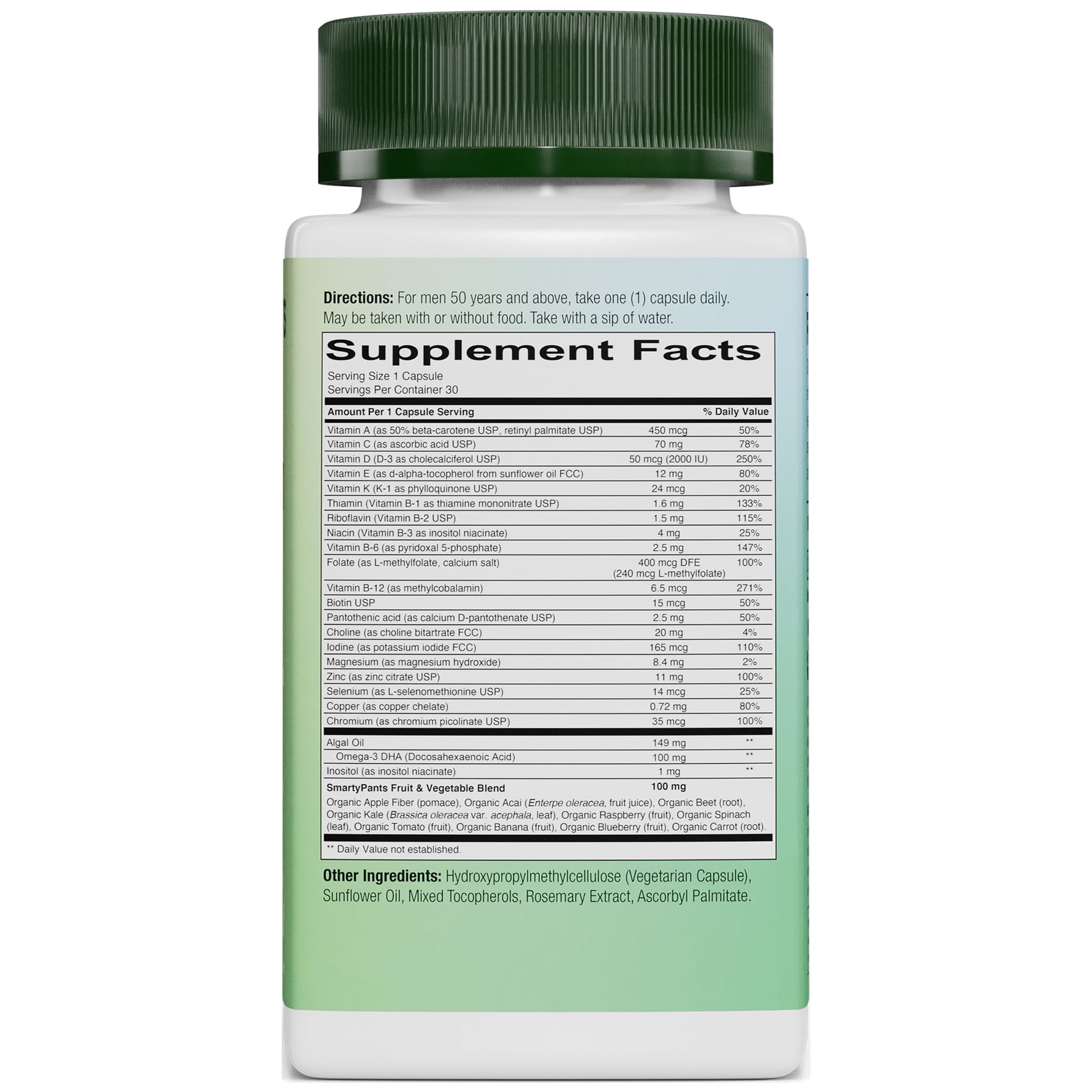Men's 50+ Multi Capsule with Omegas 30ct