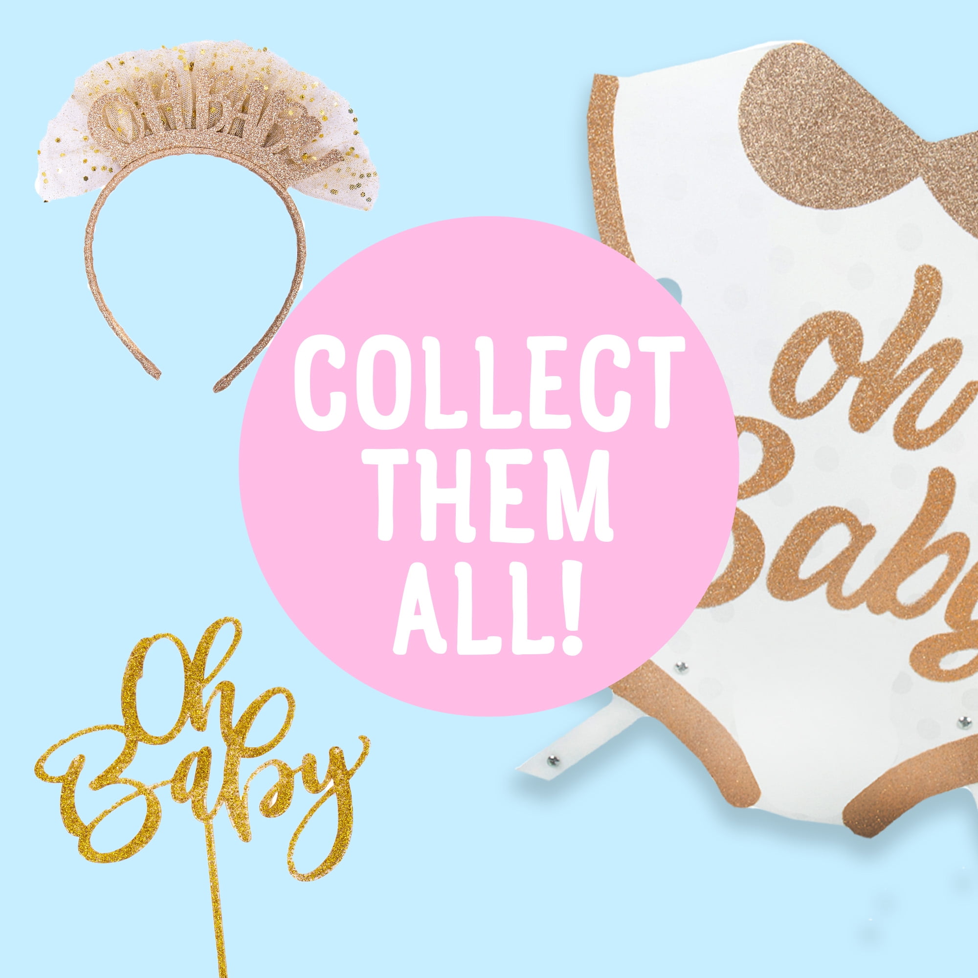 Way to Celebrate “Oh Baby” Onesie Plastic Lawn Sign, Baby Shower