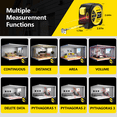 thumbnail image 6 of Digital Tape:Askmuse 16ft 2-In-1 Laser Tape, Measuring Tape Almighty, 164ft Infrared Laser Tape Measure Type-C, LCD Diaplay with White Backlight, m/in/ft, Distance/Area/Pythagorean/Volume Measurement, 6 of 7