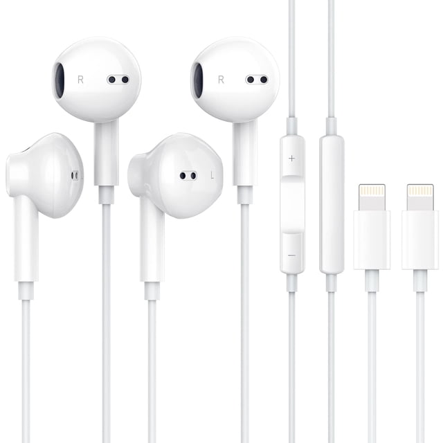 Auriculares Fashion Apple MFi certificados con conector Lightning 2
