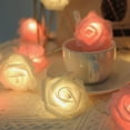 thumbnail image 2 of Luces de flores de espuma de simulación LED, decoración de San Valentín, bodas, vacaciones, cadena de luces con batería, control remoto USB, cadena de luces de rosas, 2 of 6