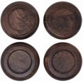 thumbnail image 3 of 4 Pcs Coupelles de Roulettes de Piano Droites, Protecteurs de Pieds de Meubles en Bois Dur pour Roulettes de Piano et Protection de Sol, 3 of 3