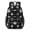 Moon and Face, variant on Butterfly and Sun Gothic Pattern 17" School Backpacks for Teens,Waterproof Oxford Fabric,S-Shape Padded Straps for School,Travel,Hiking,Camping