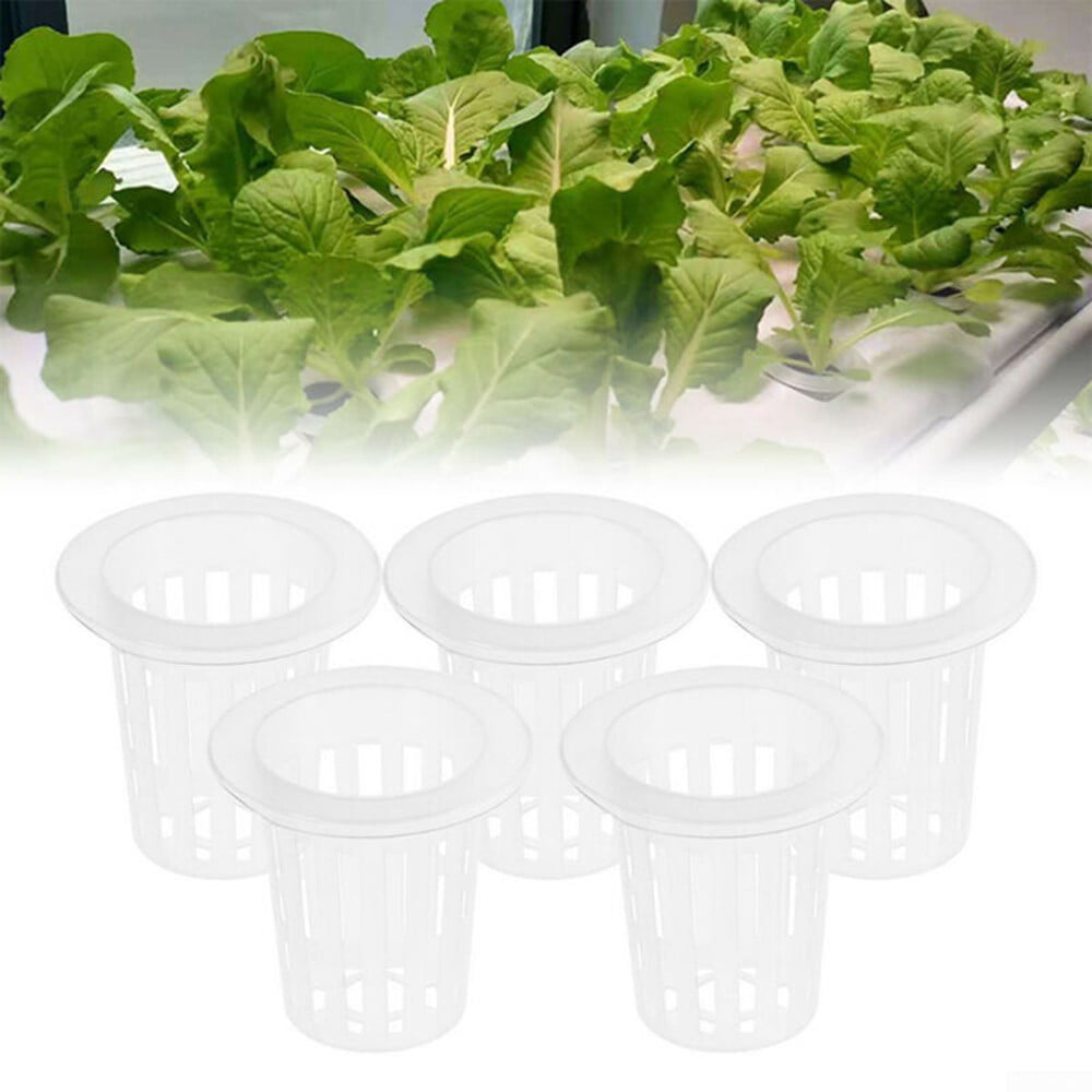 100x Hydroponic Cups Net Pots Cups,Vegetable new Germinate Nursery Hydroponics 