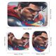 thumbnail image 3 of Legado de Superman-theme 4-Piece Shower Curtain Set with Rugs, Waterproof Bathroom Decor Set Includes Bath Mat, U-Shaped Rug, Toilet Lid Cover and Curtain with Hooks, 3 of 6