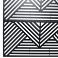 thumbnail image 6 of Gzxs 76" H x 48" W Metal Privacy Screen, Indoor&Outdoor Privacy Screen Panels, Freestanding Decorative Divider with Stand for Deck Patio Balcony Garden, Black, 6 of 9