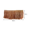 thumbnail image 7 of DIY Artificial Palm Thatch Roll PE Synthetic Material Artificial Thatch Roofing 100x50cm Accessory Outdoor Multipurpose Decoration Reusable Style E, 7 of 7