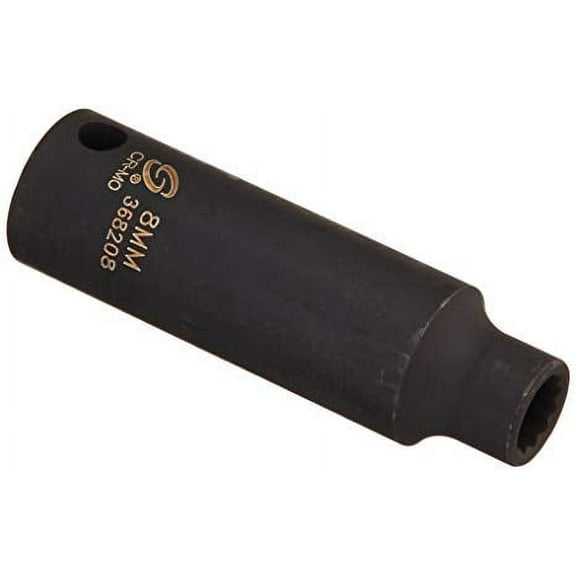 Sunex Tools 368208 - 3/8" Drive 8MM 12 Point Deep Impact Socket
