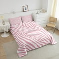 thumbnail image 4 of Erosebridal Pink Zebra Print Bedding Sets with Comforter, Dreamy Animal Duvet Insert, Cartoon Decor, 2 Pieces, 4 of 7