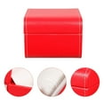 thumbnail image 3 of Weiweiguan Single Slot Watch Box PU Leather Watch Storage Box Wristwatch Display Case, 3 of 6