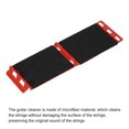 thumbnail image 4 of Guitarra Cuerdas Limpiador Diapasón Limpieza Paño Fregador Herramienta para Guitarra, Bajo Negro Rojo, 4 of 5
