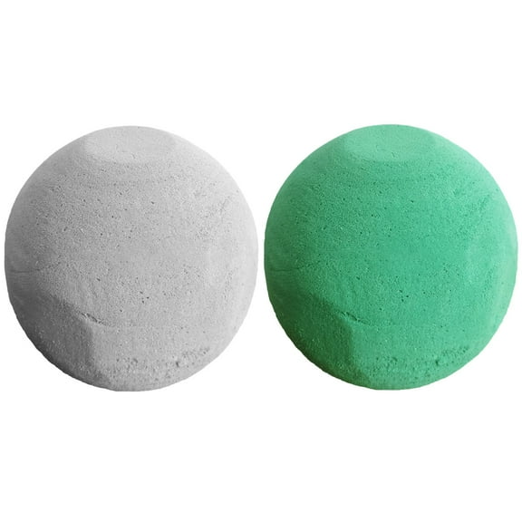 abbageba Green Floral Foam Balls 9" - 2pcs for Flower Arrangements & Crafts