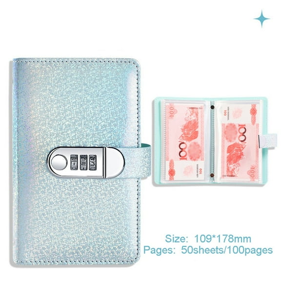 Password Lock Wallet Binder For Organizing Money And Financial Documents