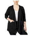 thumbnail image 2 of Style & Co - Hooded Open Cardigan - Plus - 2X, 2 of 2