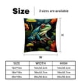 thumbnail image 5 of Frog with Unique Patterns - Set of 2 for Pillows Covers - Available in 16x16, 18x18, 20x20 Inches - Great for Throw Pillow Covers - Versatile for Various Occasions, 5 of 6