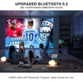 thumbnail image 4 of Miniproyector VISSPL Full HD 1080P WiFi Bluetooth 5.2, 4 of 7