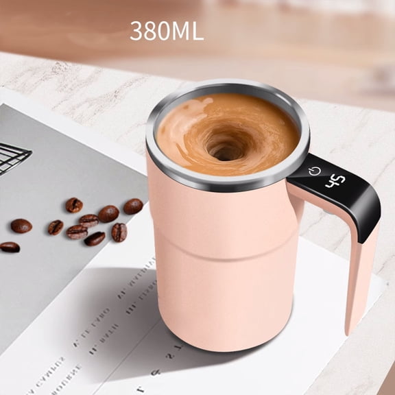 Automatic Self‑Stirring Mug with Magnetic Mixer – Electric Coffee Mixing Cup for Milk, Tea, Beer, Hot Chocolate
