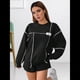 thumbnail image 4 of Sudaderas de Larga para Mujer Negro L, 4 of 7
