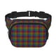 thumbnail image 1 of Balery Rainbow Houndstooth Mochila Cinturón para Mujeres y Hombres, Bolsa de Cintura Impermeable de Doble Capa con Correa, 1 of 9