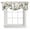 Brown, variant on Tie Up Valance White Floral Valances for Windows Pastoral Farmhouse Magnolia Flowers Leaves Balloon Shade Valance Window Treatment Short Curtain Valances for Living Room Kitchen Bedroom 42"x18"