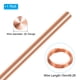 thumbnail image 3 of Alambre de Cobre Suave Uxcell, Diámetro de 26Gauge/0.4mm, Carrete de 15m/49.2ft, 3 of 5