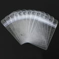 thumbnail image 3 of 10Pcs Card Pouch Durable Lightweight Portable Waterproof Resealable Zip Type Holder for Library Cards, 3 of 8