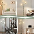 thumbnail image 5 of Flower Floor Lamp for Living Room, Tall Flower Reading lamp with Flexible Neck Shaft for Bedroom Decor, Modern Corner Floor Lamps with 3-Color Temperatures LED Bulb, 5 of 15