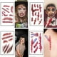 thumbnail image 3 of Pegatina de tatuaje de heridas sangrientas para Halloween, tatuaje temporal impermeable, divertido, de miedo, para fiesta de Halloween, bricolaje, decoración de tatuajes falsos, 6/12 piezas, 3 of 4