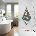 thumbnail image 2 of Yayeee 100% Cotton Hand Towels for Bathroom 16" x 28" Soft Absorbent Kitchen Towel, Green Christmas, 2 of 7