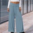 thumbnail image 2 of IMENGL Casual Cropped Pants for Women Soft Yoga Sweat Comfy High Waisted Pajama with Pockets Trousers Loose Women's Wide Leg Pant,M-XXXXXXL, 2 of 5