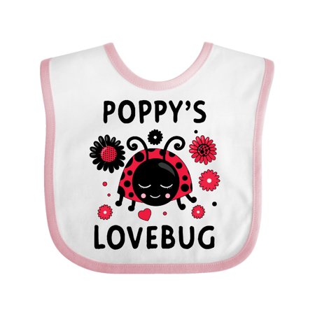 

Inktastic Valentine s Day Poppy s Lovebug Gift Baby Boy or Baby Girl Bib