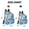 thumbnail image 3 of JIALIOU Mini Backpack Purse for Women Quilted Casual Daypack Small Travel Shoulder Bag, White Wolf with Gems, 3 of 7