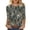 A-Gray, variant on MaFYtyTPR Women 3/4 Sleeved Casual Blouse Fashion Floral Print Pullover Loose Tunic Tops A-Multicolor L