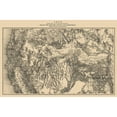 thumbnail image 3 of King 18x13 Black Modern Framed Museum Art Print Titled - Western States with Territories Mining Districts, 3 of 5