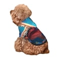thumbnail image 5 of Sikiie Colorful Ocean Sea Turtle Dog Hoodie,Dog Clothes,Dog Sweatshirt ,Dog Shirt, Dog Clothes for Puppy Kitten Small Dogs Cats-Medium, 5 of 7