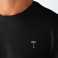 thumbnail image 5 of Dalix Espresso Martini Midweight Soft Tee Short Sleeve Cotton Shirt Summer Mens in Black S Small, 5 of 5