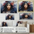 thumbnail image 4 of Designart "Shaktis Divine Hinduisim Art wall art I" Spiritual Floater Framed Wall Art Print, 4 of 7