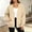 Khaki, variant on Tdoqot Womens Button Down Sweatshirt- Fashion Loose Fit V-Neck Long Sleeve Casual Fall Jacket Brown Size XL