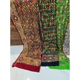 thumbnail image 6 of All Colors Women's Cotton Phulkari Dupatta, Heavy Embroidered Miror Work Scarve, Multicolor Phulkari Dupatta, Indian Wedding Favor for Her, 6 of 9