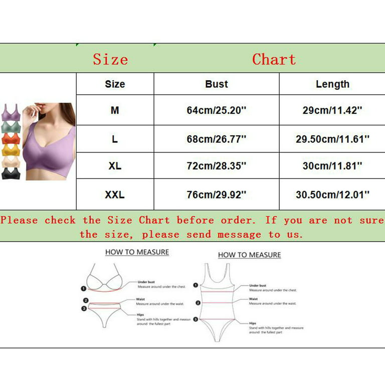 PEASKJP Sports Bras Plus Size Lingerie Womens Underwear Front Buckle  Embroidered Underwear Gathered Thin Cotton Cup Bra Without Steel Ring Bra  Green